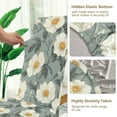 thumbnail image 5 of Yayeee 2 Pack Dining Chair Covers Stretch Parson Chairs Slipcovers Seat Protector, Sage Green Flower Pattern, 5 of 6