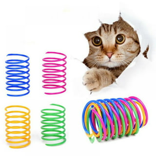 Plastic Spring Cat Toy