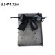 thumbnail image 5 of Naiovety Bolsa de tul de 30 Uds., bolsa con cordón transparente, bolsas de jabón para joyería, bolsillo para caramelos, embalaje de joyería Kits de decoración para fiestas negro 9*12cm, 5 of 6
