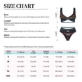 thumbnail image 6 of Daiia Cartoon Sharks Women's Bikini Set Two Piece Swimsuit High Waisted Bikini Adjustable Straps Bikini Perfect for Beach, Pool, and Summer Vacation-, 6 of 9