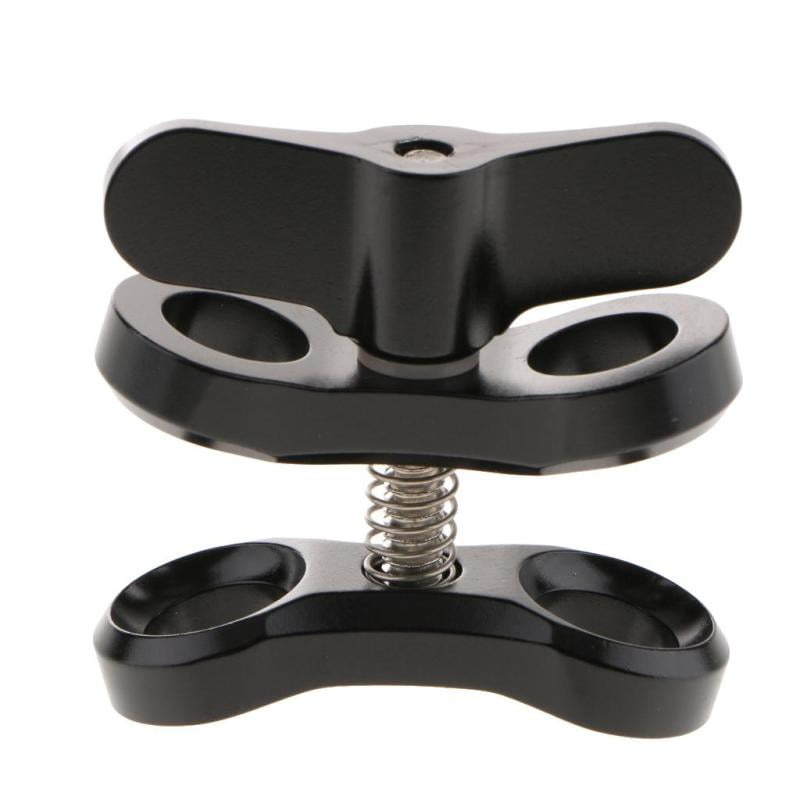 MagiDeal 2 Pieces CNC Aluminum Alloy Underwater Diving Ball Head Mount Bracket for GoPro 6/5/4/3
