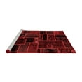 thumbnail image 2 of Ahgly Company Machine Washable Indoor Square Patchwork Red Transitional Area Rugs, 6' Square, 2 of 4