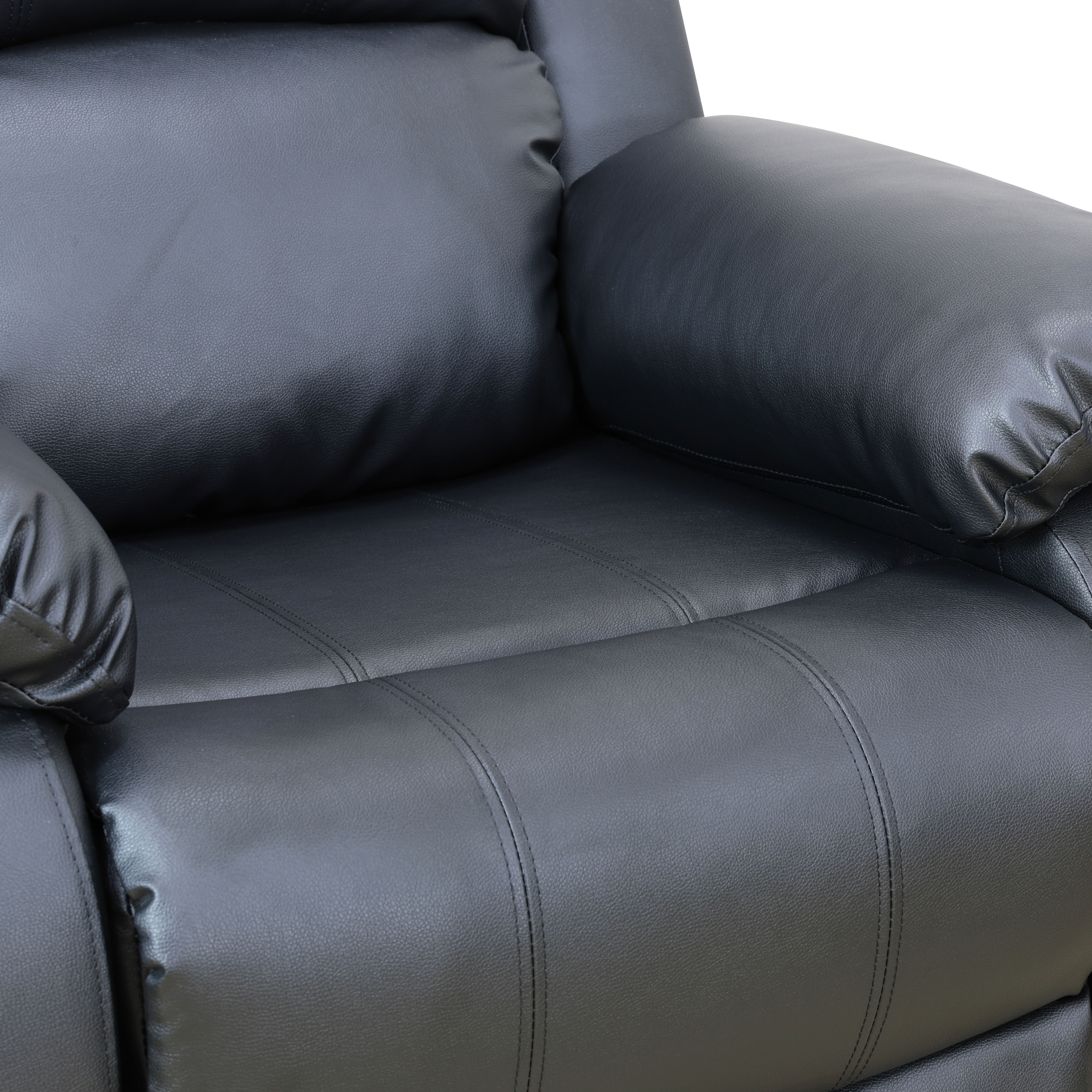MAYEERTY Recliner Chair, Breathing Leather Recliner for Living Room Bedroom