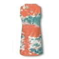 thumbnail image 4 of Fridja Robe Sans Manches à Col Rond Imprimée Décontractée d'Été pour Femme, 4 of 5