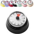thumbnail image 1 of 75db Loud Mechanical Timer, Mechanical Timer for Cooking, Durable and Portable Cooking Accessory with Loud Alarm, Easy to Read and Louder Alarm for Home (Black), 1 of 8