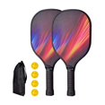 thumbnail image 4 of Pickleball Paddles Pickleball Racquets Includes 2 Rackets 4 Pickleballs Comfort Grip Professional Pickle Ball Racket for Kids Style L, 4 of 8