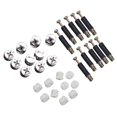 thumbnail image 3 of 24 Sets Furniture Bolts Furniture Hardware Bolts Cam Lock Nuts Screws Kit Cam Fitting Bolt Dowels Camlock Connectors, 3 of 3