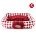 thumbnail image 3 of Lit pour Animal Lit Doux pour Chien Chenil Rectangulaire Lit pour Chat Coussin pour Chiot Panier Chaud pour Animal Fournitures, 3 of 8