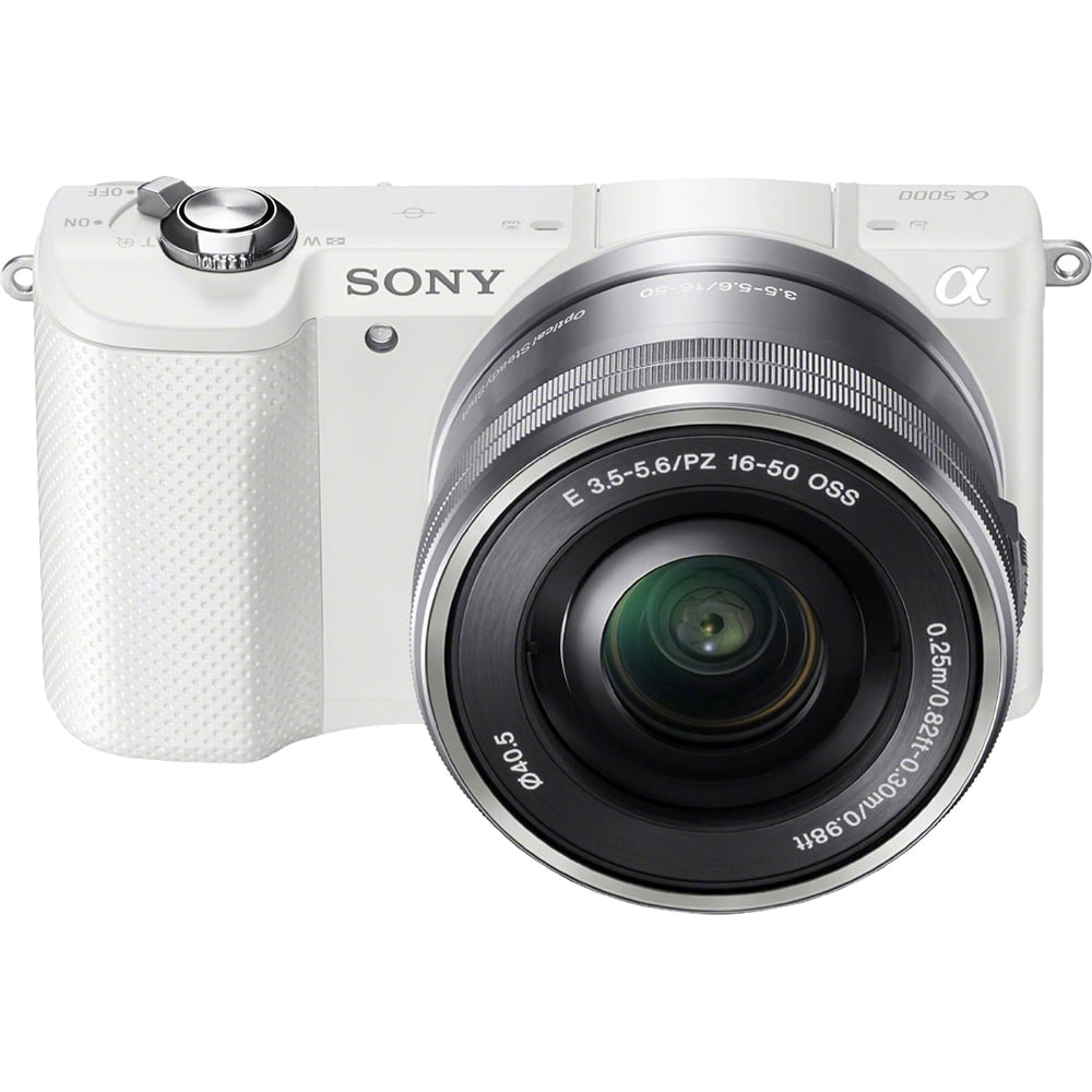 SONY - SONY ILCE−5000 ILCE-5000L(W)　a5000 Sony Alpha a5000 ILCE-5000L/W ILCE5000LW ILCE5000 20.1 MP