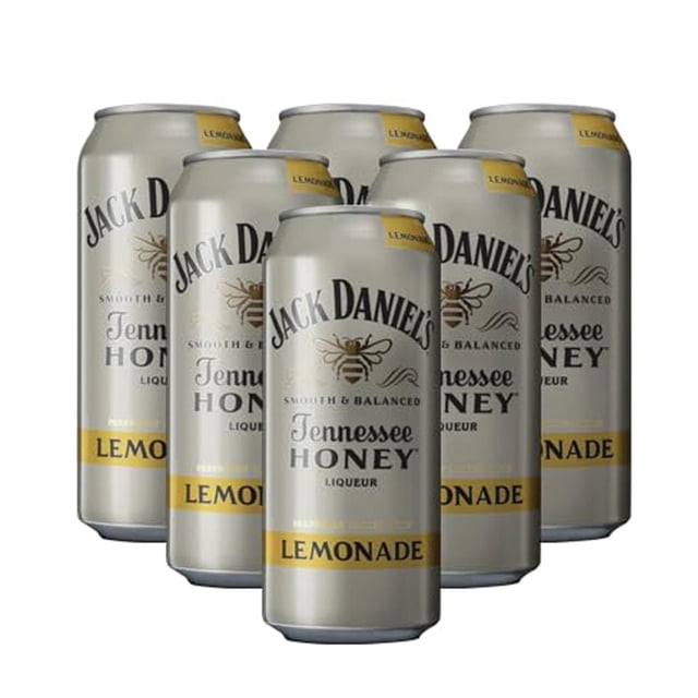 Pack de 6 Bebida Preparada Jack Daniels Honey Lemonade 473 ml