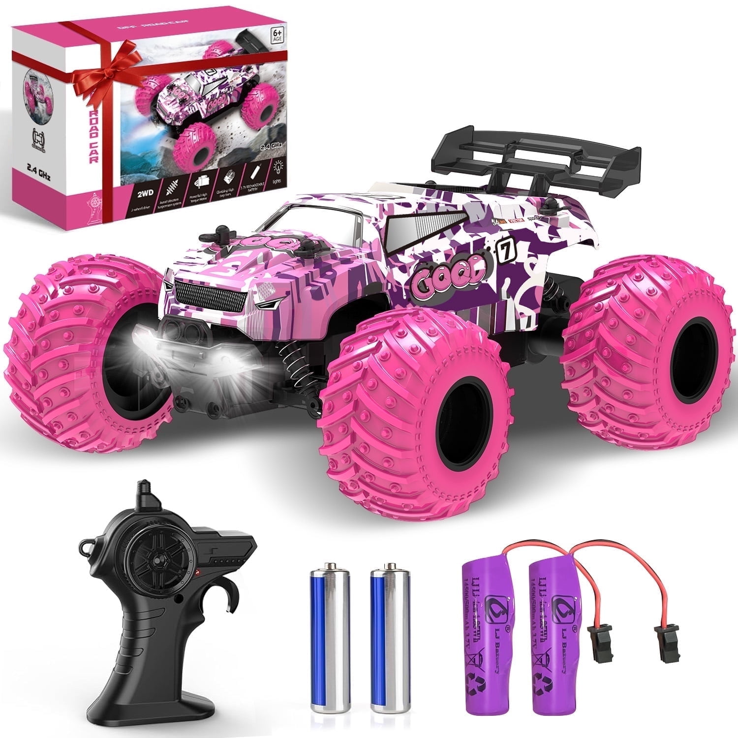 Ford F-250 Super Duty 1:14 Electric RC Monster Truck - Walmart.com