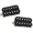 Black, variant on Seymour Duncan Slash 3.0 Signature 4C Short-Leg Humbucker Pickup - Zebra Bridge