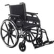 thumbnail image 1 of Silla de ruedas Drive Medical Viper Plus GT con reposabrazos universales, reposapiés abatibles, asiento de 40,6 cm, armazón verde oscuro y tapizado negro., 1 of 5