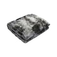 thumbnail image 4 of Birdeem 63*51.2Inch Warm Faux Weighted Blanke Soft Coral Fleece Double Sided Thick Throw Blankets Tie-Dyed Plush Conditioning Blanket for Sofa/Bed/Couch 63*51 In, 4 of 8