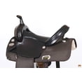 thumbnail image 4 of 15 In Hilason Horse Trail Pleasure Endurance Synthetic Saddle Brown, 4 of 7
