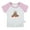 Short Pink Raglan T-shirt #A, variant on Nature Volcano Pattern T shirt For Baby, Newborn Babies T-shirts, Infant Tops, 0-24M Kids Graphic Tees Clothing (Short Pink Raglan T-shirt, 0-6 Months)