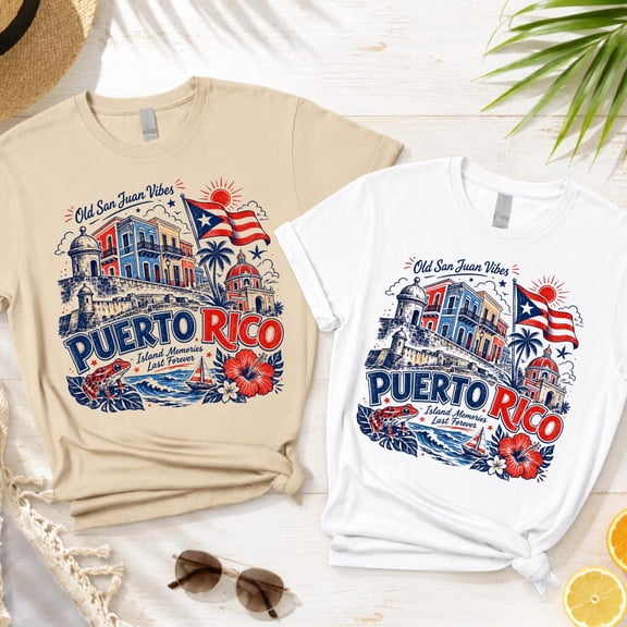 First Time In San Juan Puerto Rico T-Shirt – Boricua Pride Summer Vacation Tee