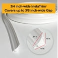 thumbnail image 4 of Cinta selladora flexible InstaTrim 1,9 cm x 3 m, negra, 4 of 9