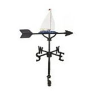 Montague Metal Products WV-271-NC 200 Series 32 In. Color Sailboat Weathervane