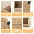 thumbnail image 5 of Nightcore 5-Cubby Toy Storage Cabinet, Toy Storage Organizer with Anti-Toppling Kits, Kids Bookcase & Bookshelf, Toy Storage Cubby for Playroom, Bedroom, Nursery & School (Natural), 5 of 8