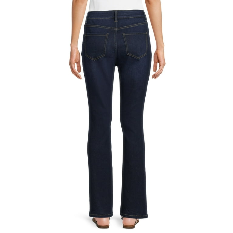 Time and Tru Women's High Rise Bootcut Jeans 