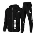 thumbnail image 2 of Gran oferta 2023, chándal con cremallera para hombre, sudaderas con capucha, pantalones deportivos, otoño e invierno, chaquetas deportivas informales de alta calidad para uso diario para hombre, traje, 2 of 3