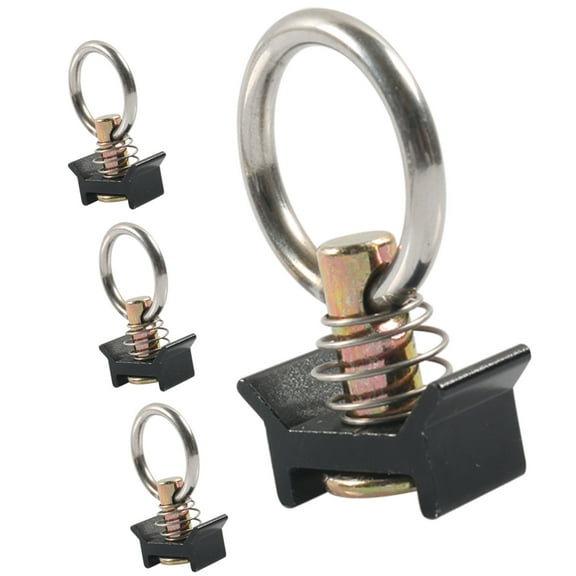 Strong L Track Locking Bolt Aluminum Fitting L Track Anchors for Securing Motorcycle UTV In Truck Bed Trailer