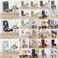 thumbnail image 2 of MintLimit Stretch Dining Chair Covers Slipcover Spandex Wedding Cover Removable Gray 1 Pcs, 2 of 3