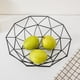 thumbnail image 3 of Cesta de fruta Inteprter Tejida de malla de hierro Encimera de cocina Soporte decorativo vegetal Negro Dorado, 3 of 6
