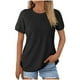thumbnail image 1 of Pantalones Cortos para las Mujeres Impresión Sexy Cómodo Bolsillo de Manga Corta, Botón Top Blusa Camiseta, 1 of 8