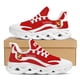thumbnail image 1 of Zapatos deportivos para exteriores con suela gruesa y diseño de la bandera nacional de Tonga, color rojo y moderno., 1 of 6