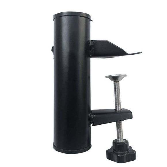 CHOK Parasol Holder Patio Umbrella Stand Holder Fixed Clip Umbrella Clamp Portable Fishing Umbrella Mount for Bench Buddy Dec