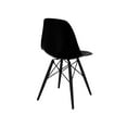 thumbnail image 3 of Trige Black Mid Century Side Chair Black Base (Set of 5), 3 of 6