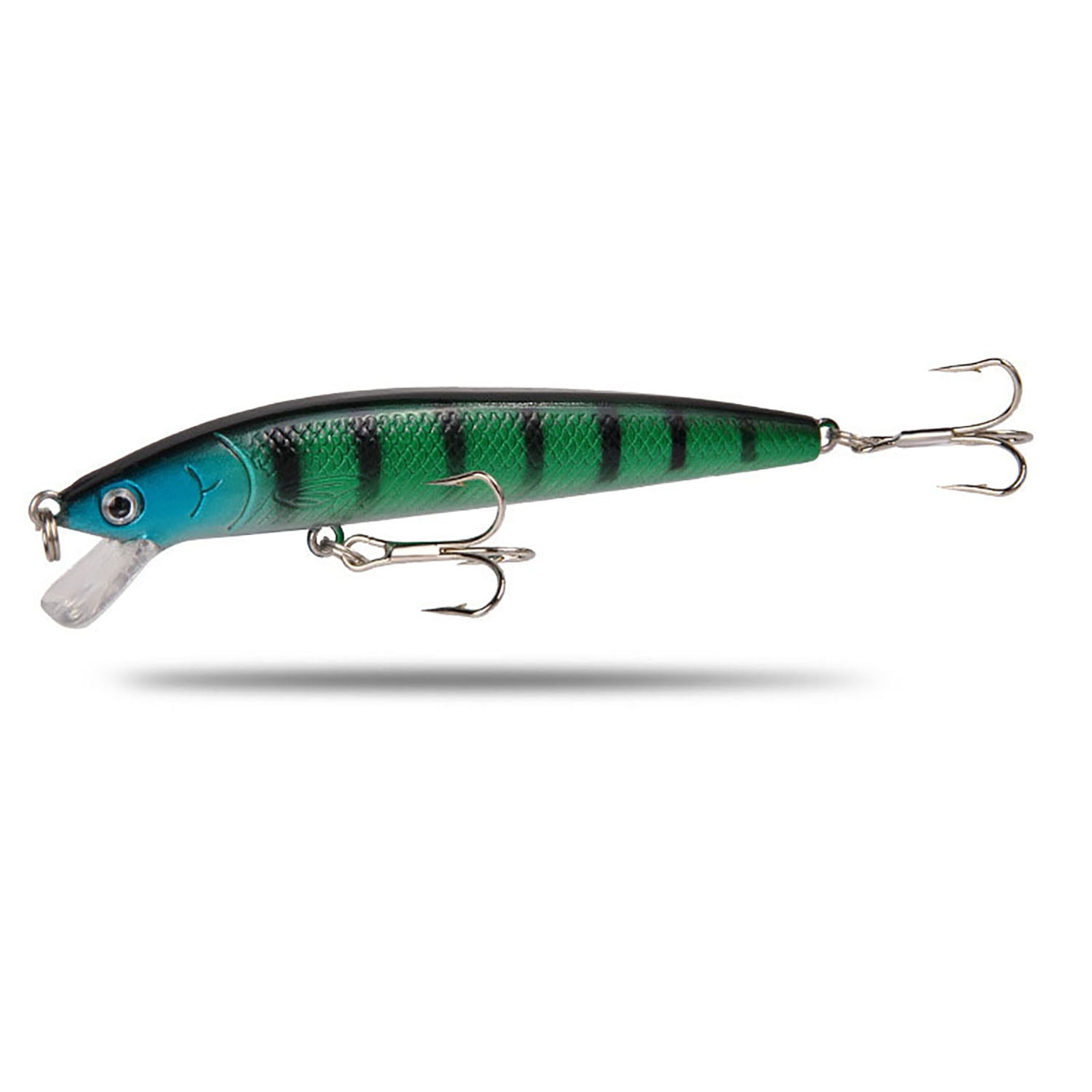 HDUTNGISN Multi-Style Fishing Lures | Life-Like Swimbait & VIB Sinking Lures with Treble Hooks,10PCs