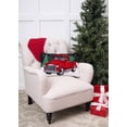 thumbnail image 4 of Snowy Truck Hooked Christmas Throw Pillow, 14" x 22", 4 of 5