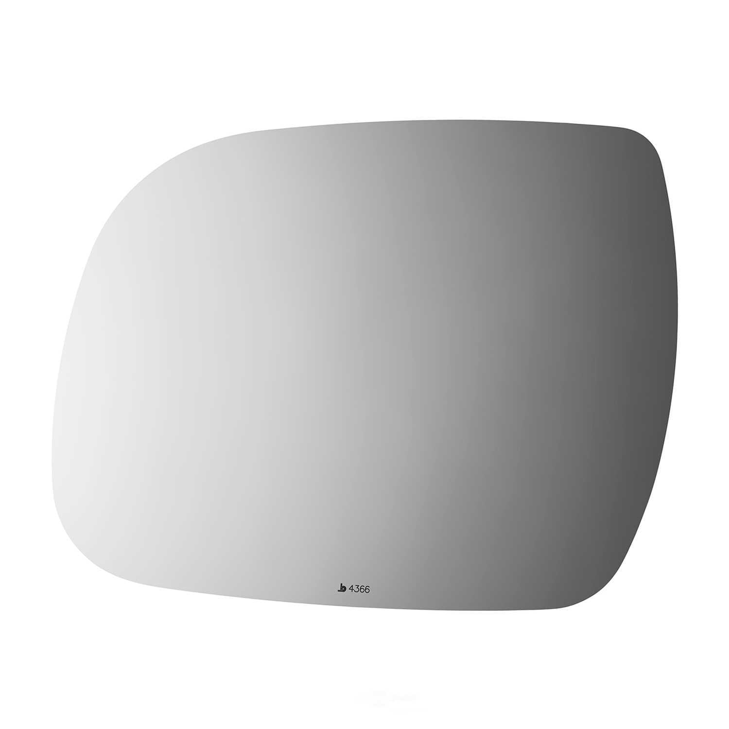 Burco 4366 Driver Side Replacement Mirror Glass for Toyota Highlander, Tacoma