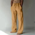 thumbnail image 2 of ZZHZGZ Sweatpants for Men Modern Slim Fit Chef Pants with Zipper Cargo Pockets, Elastic Waist L, 2 of 5