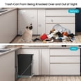 thumbnail image 7 of Home Zone Living Universal Pull-Out Under Sink Trash Can Frame with Adjustable Fit and Removable Storage Shelf, 7 of 7