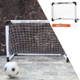 thumbnail image 1 of Langgg Ensemble de But de Soccer pour Enfants, Mini Filet de Cour Arrière et Mini Filet Intérieur, Ballon Blanc avec Sac de Rangement, 1 of 9