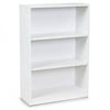 Mainstays 3-Shelf White Bookcase