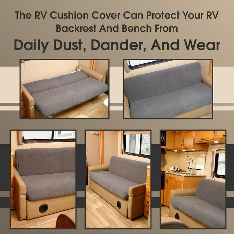 Aazon.co: BOPOREAE Rv Dinette Cushion Covers-Stretch Caper Couch