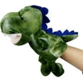 thumbnail image 1 of Dinosaur Hand Puppet for Preschool Storytelling Pretend Play Puppets Theaters (Green)-SinKeeU, 1 of 4