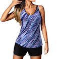 thumbnail image 3 of Swim Suits  Women Plus Size Womens Swimwear Tankini Swimsuit Plus Tummy Control Bathing Suits Tankini Tops Shorts, 3 of 9