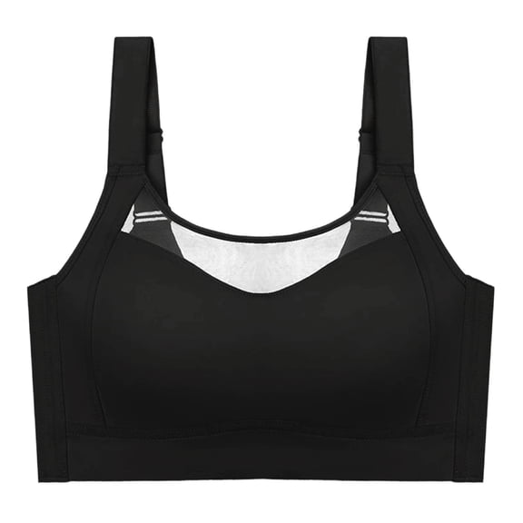 Njagoc3 Seamless Sports Bras for Women Mesh Solid Color Bra Breathable Comfort Bra Casual Daily Bra