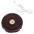 thumbnail image 3 of Miangastore Wooden Luminous Pedestal Coffee Natural For Aromatherapy 1Set 5.2X5.2X1In, 3 of 8