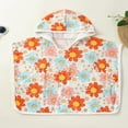 thumbnail image 3 of Enfants Garçon Filles Maillots de Bain Cover Up T Shirts Floral Imprimé Été Beachwear Robe, 3 of 9