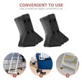 thumbnail image 2 of Shisuyan Ladder Foot Cover Black 2Pcs 3.5x2.6in, 2 of 9