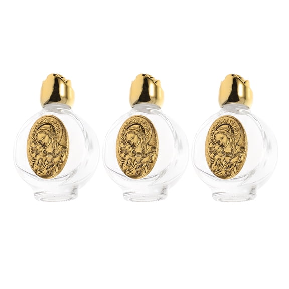 WHAMVOX  3 Pcs Refillable Party Water Bottle Small Holy Holder Bottles