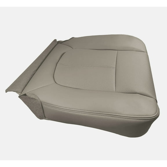 Fit for 2011-2016 F250 Lariat Driver Bottom Seat Cover Perforated Leather Tan