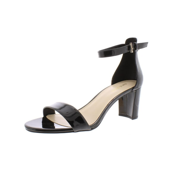 Nine West Womens Pruce Floral Print Block Heel Dress Sandals